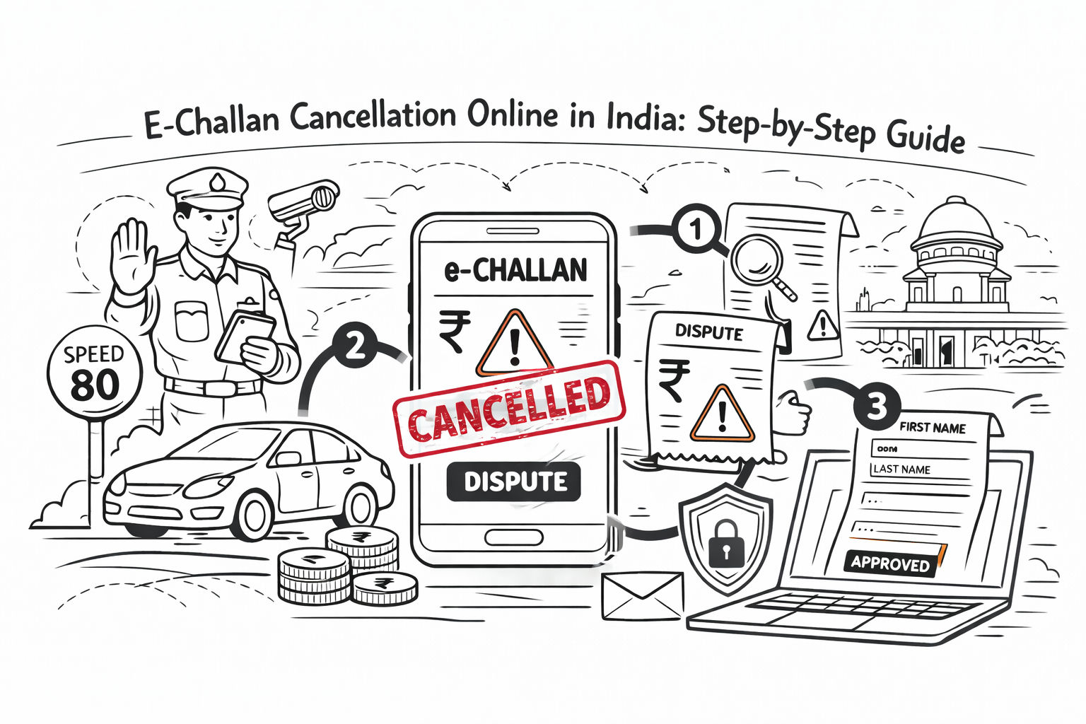 E-Challan Cancellation Online in India: Step-by-Step Guide Lawyered